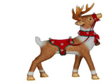 Christabelle 80cm Brown Reindeer Christmas Light Up Display Animated Warm White LED Indoor Xmas 112_NK201