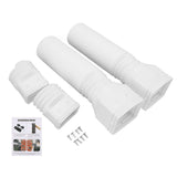Rain Gutter Downspout Extensions Flexible Universal Drain Downspout Extender Drainage Connector V1294-YM0512-3111220289512