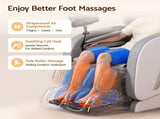 Livemor Full Body Massage Chair VEGA, Foot Roller, Waist & Calf Heat, Recliner, Airbags Compression MASCHR-G-VEGA-GY