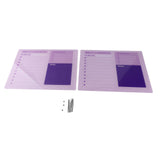 Dry Erase Planner Board Acrylic Desktop Calendar To Do List Schedule Board with Stand for Office V1294-YM0901-3117250051614