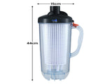 HydroActive Pool Leaf Canister Inline Debris Catcher for Suction Pool Cleaners PLC-PWF-02B