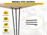 Hairpin Table Legs 40 inch, Set of 4 DIY Desk Table Legs 3 Rods Heavy Duty V952-TZZT4PCS40YC3G001V0