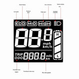 GZ3 24V/36V/48V/52V/60V LCD Display Panel Thumb Throttle Electric Bicycle Scooter for Electric Bike V1192-AZ-W-23082