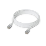 Ubiquiti UniFi Premium Patch Cable, 8M, White, Ultra-thin Braided Patch Cable, Designed And V1202-V2-NHU-PATCH-EL-C6A-8M-W
