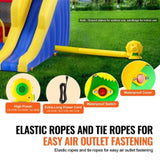 Inflatable Bounce House, Outdoor High Quality Playhouse Trampoline, Jumping Bouncer with Blower, V952-CQCBBHYC910PO49AIV3