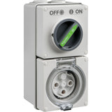 Schneider Electric Easy56 32A 250V 3 Pin Switched Socket, Grey V1202-V1-CLIEY56C332