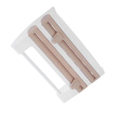 Plastic Wrap Storage Rack Cling Film Dispenser Cutter Paper Towel Holder Kitchen SuppliesKhaki V1294-YM0901-3118210131412
