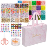 6000pcs Polymer Clay Beads Set 24 Colors Clay Round Disc Spacer Heishi Beads Jewelry Making Kit V571-728040811218