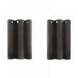 Curtain,Rod Pocket Tier Curtains For Small Window Short Room Darkening Basement Curtains Cafe Drapes V1370-AZ4-24408