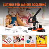 VEVOR Button Maker Machine, 0.98 inch/25mm Pin Maker, Installation-Free Badge Punch Press Kit, V952-SLKXZJ25MM500F0YVV0