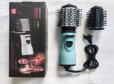 2-in-1 Blue Automatic Rotating Hot Air Styler - Multifunctional Hair Dryer V888-ELOSUNG39701