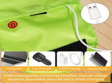 5L Backpack with USB Charging & Smart LED Turn Signals, Lightweight Nylon Commuter Cycling Bag, V1232-QXSJB004