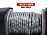 X-BULL2500LBS Electric Winch ATV UTV Boat Tow Winch ATV Winch Kit Steel cable 12V V211-X-UESB-XBEW010