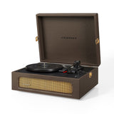 Crosley Voyager Bluetooth Portable Turntable Turntable Stand Bundle - Cocoa V398-CRIW8017BST-CO4