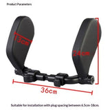 Car Headrest Pillow, Adjustable Head Neck Support Pillow, U- Shaped, Travel Sleeping Car Headrest, V1192-AZ-W-3128