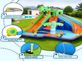 AirMyFun Kids Inflatable Pool Water Double Slide Park Jumping Castle 465X430CM IOT-B-83069-MC