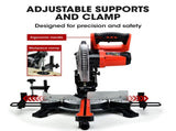BAUMR-AG 210mm Compound Mitre Saw Dual Bevel Sliding Drop Saws 1500W V219-SAWMITBMRA20SR