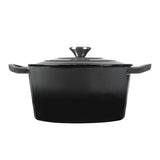 TOQUE 4L Enamel Dutch Oven Pot in Black Colour KT0180-4L-BK