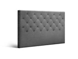 Artiss Bed Head Headboard King Single Size Fabric - CAPPI Grey BFRAME-H-CAPPI-KS-GY