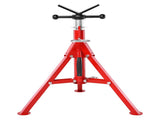 V Head Pipe Stand 1/8-12 inch Capacity, 24-42 inch Adjustable Height, 2500 lbs Load Capacity Pipe V952-GJ1107BGJ-VX00001V0
