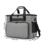 Oxford Cloth Sewing Machine Bag, Portable Carry Case with Shoulder Strap, Multi-Functional Storage V1232-FRSNB-001