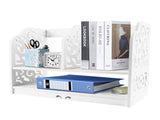 2 Tiers DIY Shelving CD Book Storage Box Unit Display Bookcase Shelf Home Office V1294-YM0901-GB-JYJJ17600SS