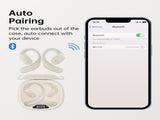 CHOETECH BH-T25 OWS Painless New Concept Bluetooth Earbuds V5.3 TWS White V28-ELECHOBHT25WH