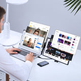 Laptop Screen Extender 14in HD 1080P Portable Monitor for 13"-17" Laptop V952-BXSDNXSQ14YCZA95CV3