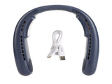 Hanging Neck Fans Portable Semiconductor Dual 3 Wind Speed Adjustable Mini USB Charging Neck V1294-YM0703-3113230055511