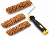 Paint Kit 3 Pcs Texture Sponge Paints 6 Inch Texture Pattern Brush Tool with V1370-AZ4-10018