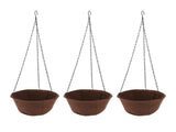Hanging Planter Set Hanging Flower Plant Pot Basket with Rustproof Chain for Garden Porch Balcony V1294-YM0901-3111250066911