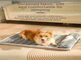 Thickened Soft Pet Bed Mat M Size Coffee-milk Comfortable Dog Sleeping Pad Washable Cushion for V888-ELOSUNG44554
