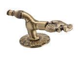 Antique Carved Faucet Bronze Copper Carp Retro Anti Rust Outdoor Garden Tap for Toilet G1/2in V1294-YM0717-3112220066811