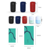 Large Double-Sided Fleece Bath Towel - Quick-Drying Black PRL-6026962060DBT