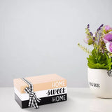 Sweet Home Wooden Stacked Books,Decorative Books for Home,Faux Coffee Table Books,Stacked Book V1366-AZ2-W-23973