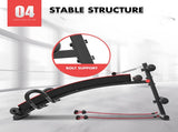 Foldable Adjustable Sit Up Abdominal Bench Press Weight Gym Ab Exercise Fitness V610-GYM-SUPINE83121