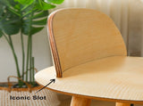 2X Wooden Bar Stool Dining Chair Ash Wood ELISE 65cm V274-FT-BSWO-LY038-WD2