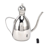Stainless Steel Oil Can Portable High Water Tightness Stainless Steel Oil Can for Kitchen0.5L V1294-YM0710-3118210264912