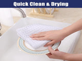 Homaxy Kitchen Towels, 16 x 28 Inches and 13 x 28 Inches, Set of 10 Bulk Cotton Kitchen Towels Set, V1258-DP02-F-188