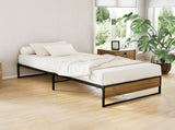 Artiss Bed Frame Metal Bed Frame Bed Base OSLO - Single MBED-C-OSLO-S-BK