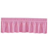Elegant Pink Bed Sheet with Pleated Skirt for Complete Bedding Protection V1366-AZ2-W-12215