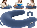 Reading Lap Pillow Ergonomic U Shape Cushion Reading Pillow for Bed for Adults Elbow Rest Reduces V1107-115-88835-NVY