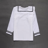 1Set Navy Stage Cosplay Costume Set for Male Adults White Polyester Material V1370-AZ4-18177