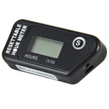 LCD Digital Hour Meter Gauge Vibration Activated,Waterproof Design,for All Vibrating Machine,Air V1192-AZ-W-0650