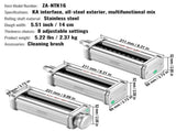 3Pcs Pasta Attachment for KitchenAid Stand Mixer Pasta Roller Cutter Set V952-YDLMGL3JT000SQV28V0