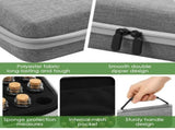 40 Slot Seed Storage Organizer with Glass Vial Portable Seed Container Case for Flower Vegetable and V1366-AZ2-W-15153