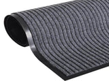Grey Pvc Door Mat 90 X 150 Cm 43_241276
