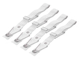 4PCS Adjustable Bed Sheet Holder Clips, Corner Fasteners and Grippers for Fitted Sheets V1263-JX-3894