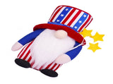 4th of July Patriotic Gnome Decoration Fabric Independence Day Dwarf Doll for Living Room Study V1294-YM0901-3115240110111