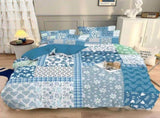 Green Flower Vienna Willow Quilt / Doona / Duvet Cover set V745-AQ044080Q3